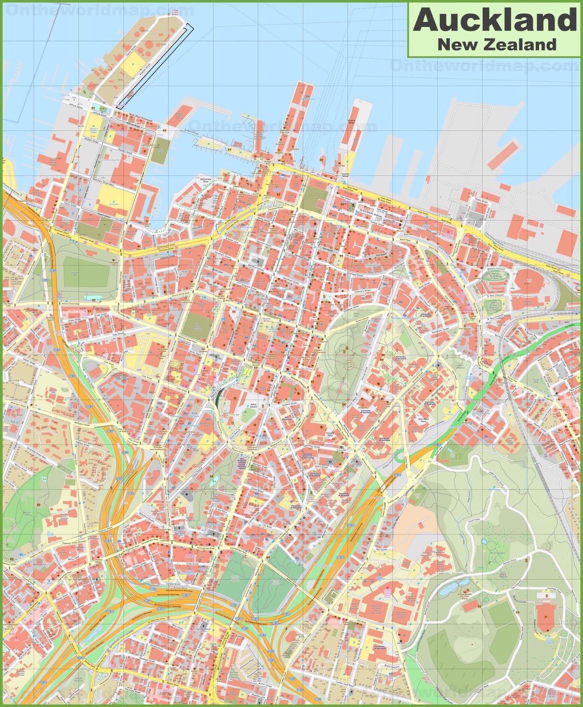 vegakort Auckland