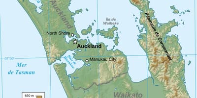 Auckland jarðfræði kort